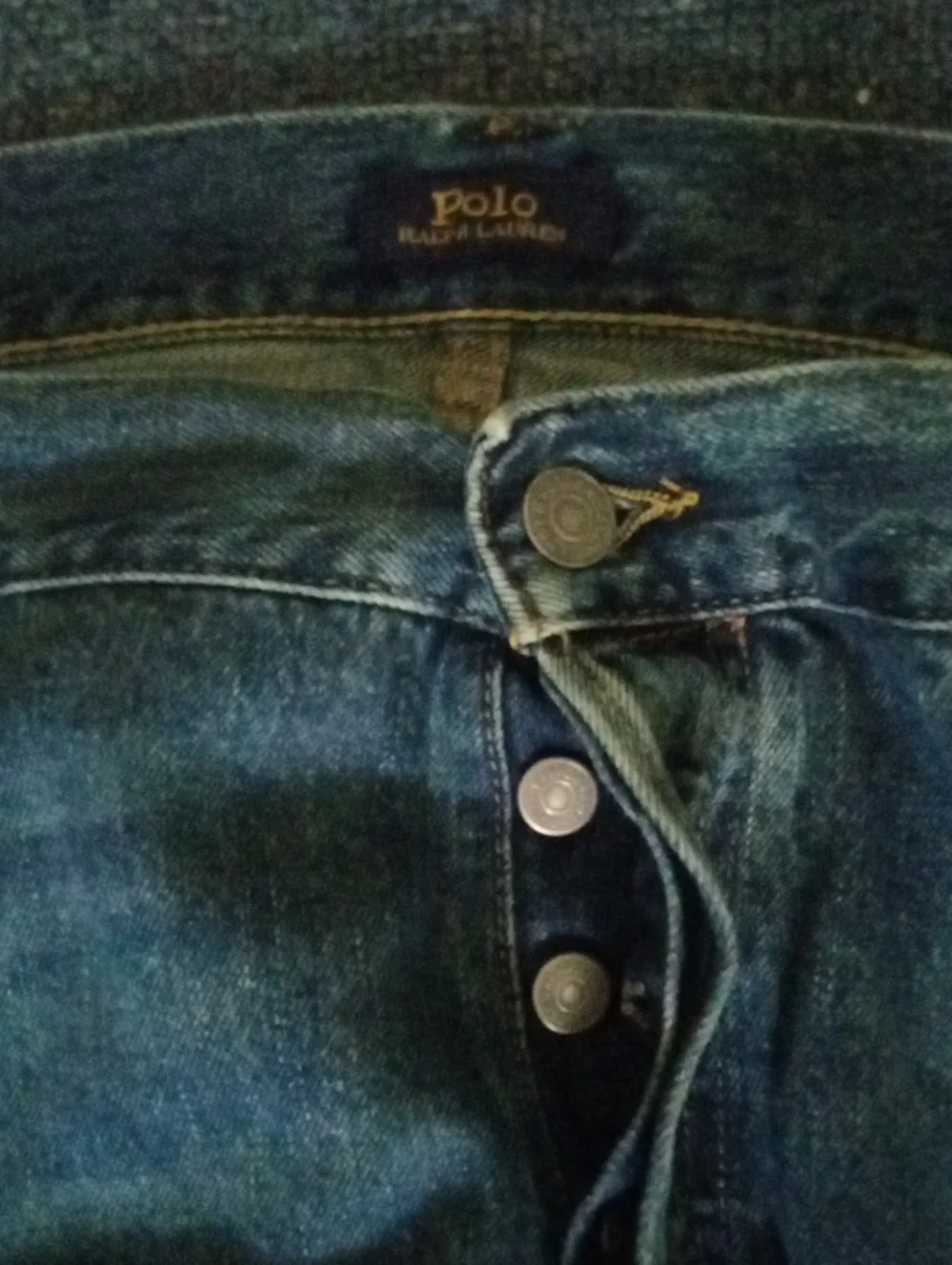 Polo By Ralph Lauren 40x30 Straight Fit Distressed Jeans Prestine Worn 3x🔥🔥